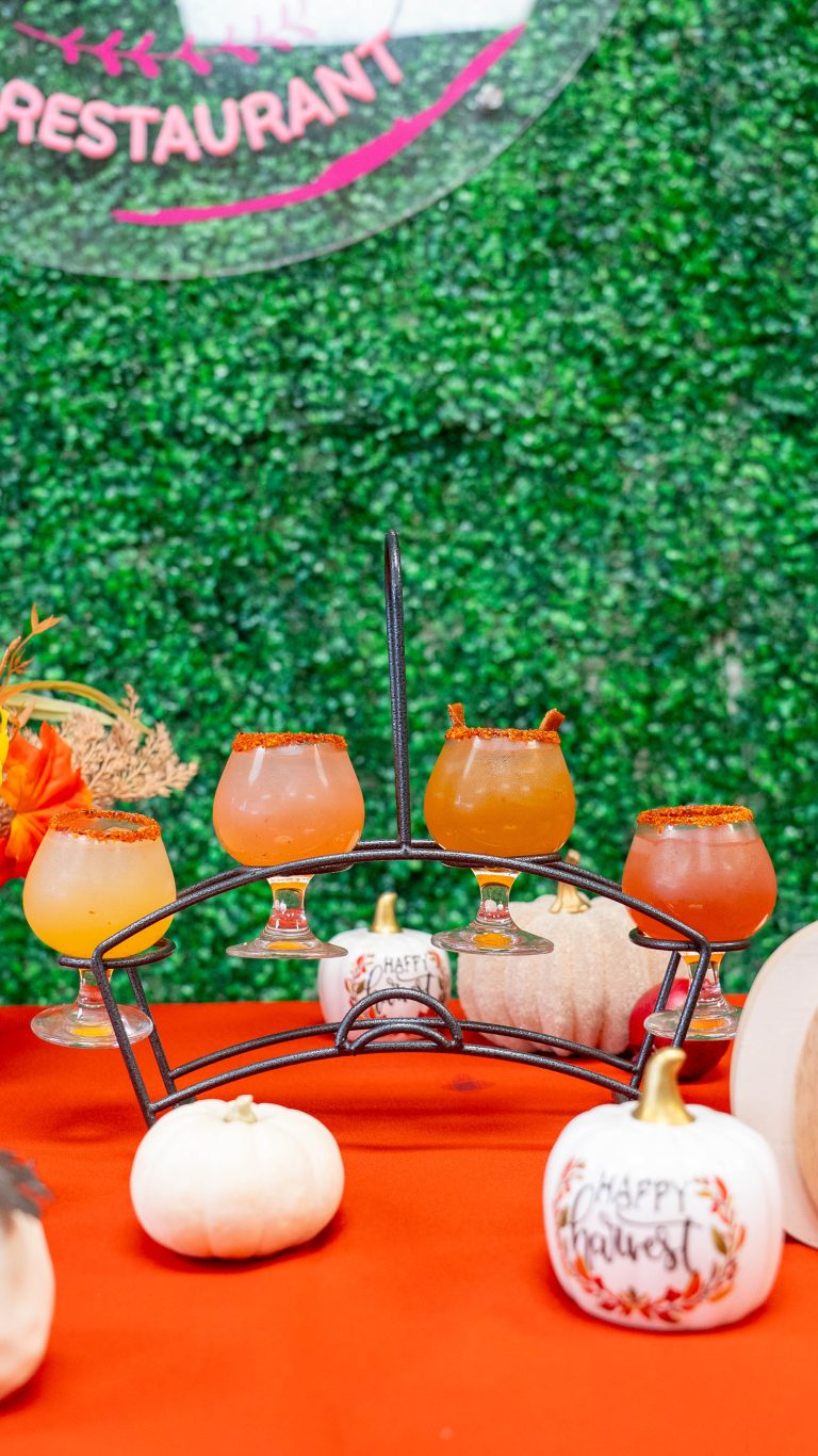 Sweet Fall Margarita Flight
